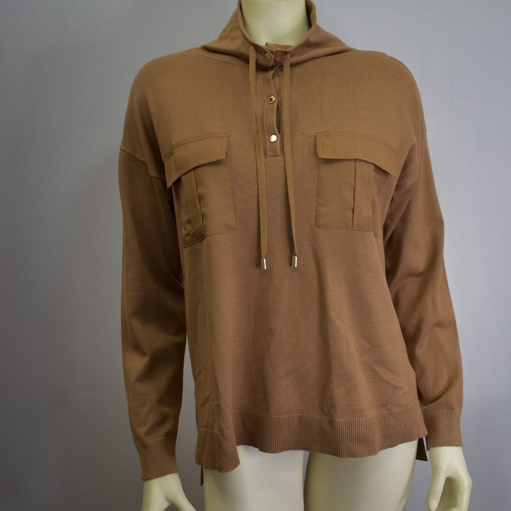 CALVIN KLEIN COWL/COLLAR NECK LUGGAGE‎ SWEATER SZ MD